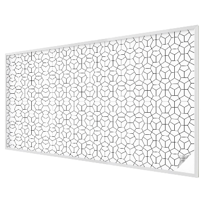 Coloured glass film for windows Geometric cubes