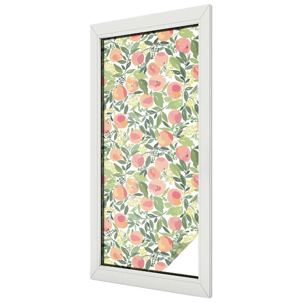 Decorative window film stained glass design Fruit pattern