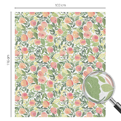 Decorative window film stained glass design Fruit pattern