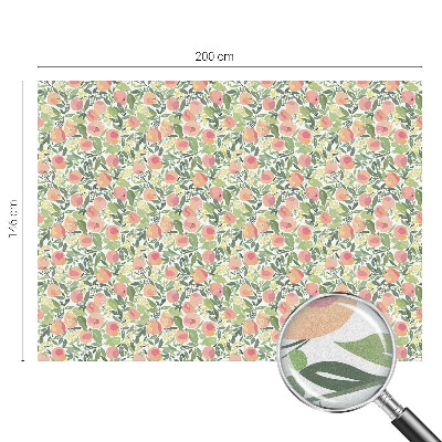 Decorative window film stained glass design Fruit pattern