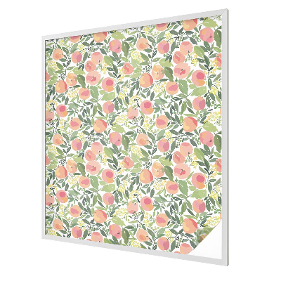 Decorative window film stained glass design Fruit pattern