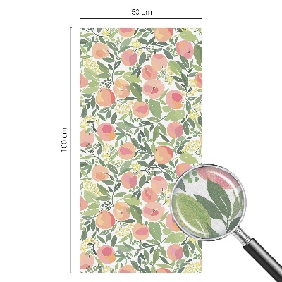 Decorative window film stained glass design Fruit pattern