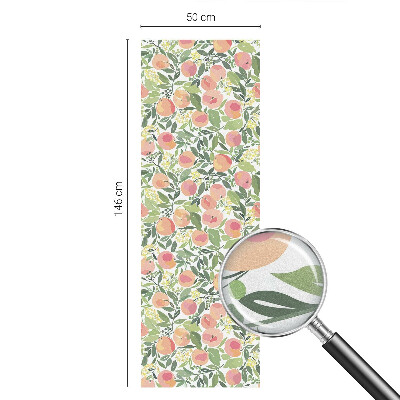 Decorative window film stained glass design Fruit pattern