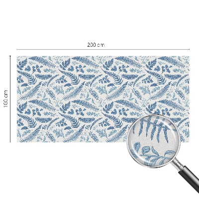 Patterned window film stained glass Botanical pattern