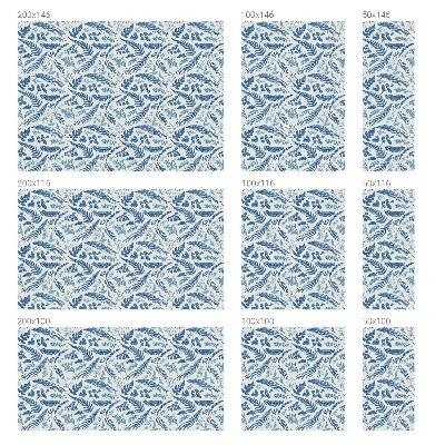 Patterned window film stained glass Botanical pattern