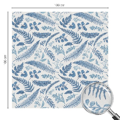 Patterned window film stained glass Botanical pattern