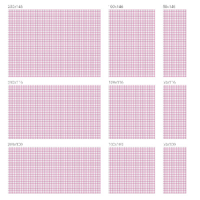 Privacy window film stained glass effect Pastel check