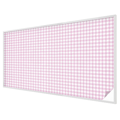 Privacy window film stained glass effect Pastel check