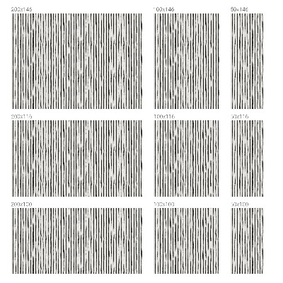 Decorative window film stained glass design Vertical stripes