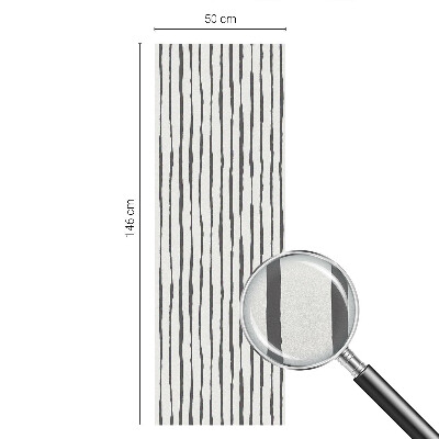 Decorative window film stained glass design Vertical stripes