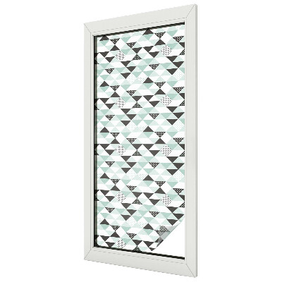 Patterned window film stained glass Triangular patterns