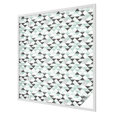 Patterned window film stained glass Triangular patterns