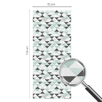 Patterned window film stained glass Triangular patterns