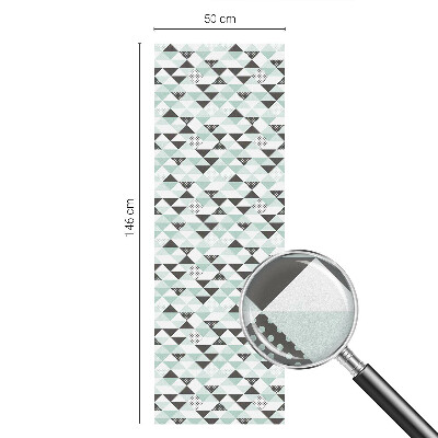 Patterned window film stained glass Triangular patterns