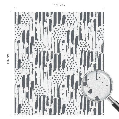 Coloured glass film for windows Stripes and dots