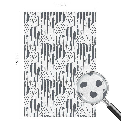 Coloured glass film for windows Stripes and dots