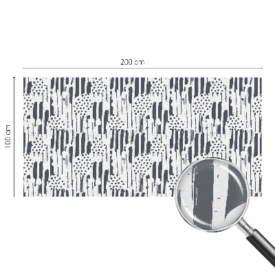 Coloured glass film for windows Stripes and dots