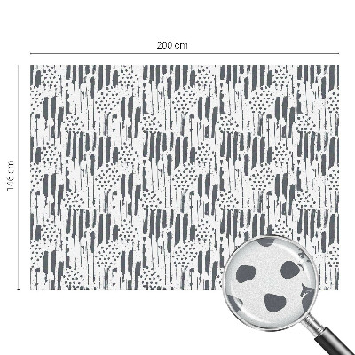 Coloured glass film for windows Stripes and dots