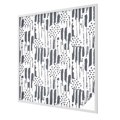 Coloured glass film for windows Stripes and dots