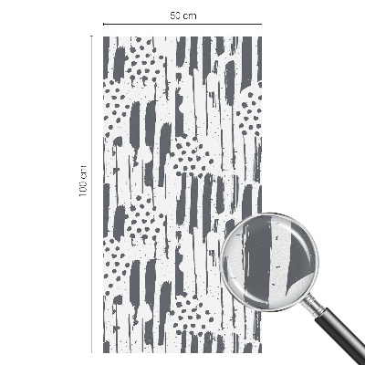 Coloured glass film for windows Stripes and dots