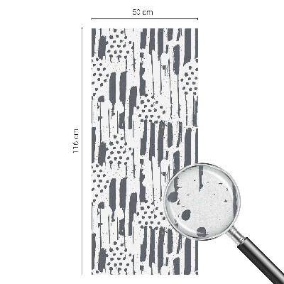 Coloured glass film for windows Stripes and dots