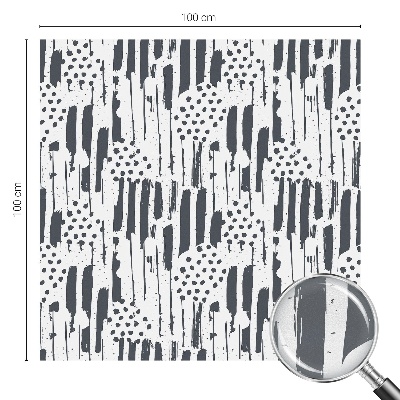 Coloured glass film for windows Stripes and dots