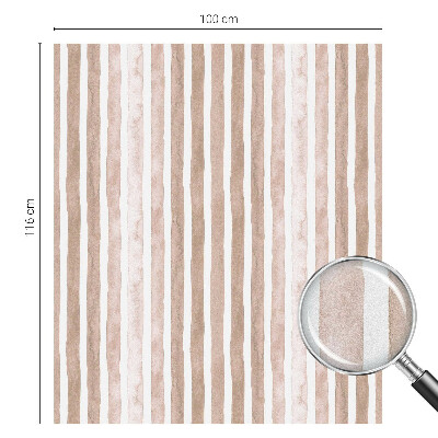 Decorative window film stained glass design Brown belts