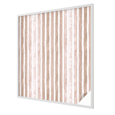 Decorative window film stained glass design Brown belts