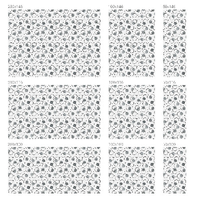 Frosted window film with stained glass pattern Gray wheels