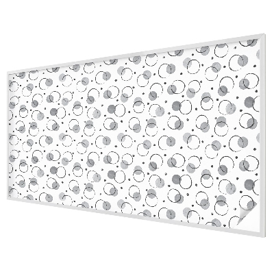 Frosted window film with stained glass pattern Gray wheels