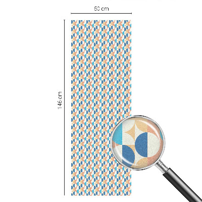 Coloured glass film for windows Geometric symmetry