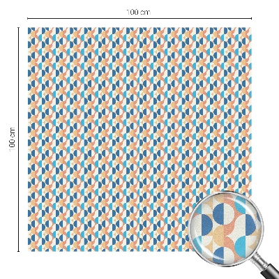Coloured glass film for windows Geometric symmetry