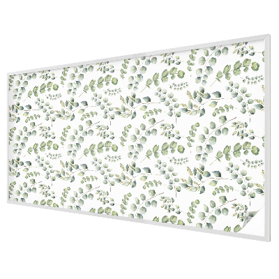 Privacy window film stained glass effect Botanical leaves