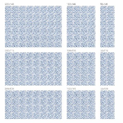 Frosted window film with stained glass pattern Fern leaves