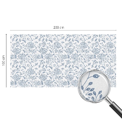 Patterned window film stained glass Plant motif