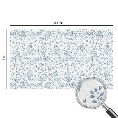 Patterned window film stained glass Plant motif
