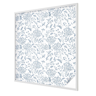 Patterned window film stained glass Plant motif