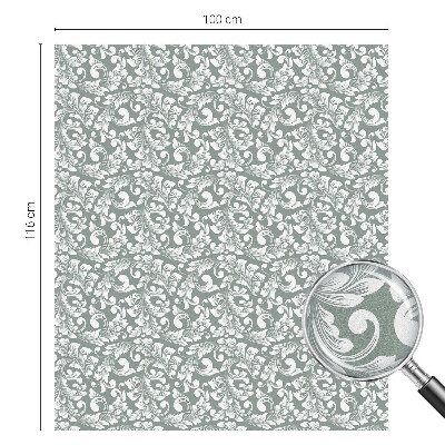 Coloured glass film for windows Leafy elegance