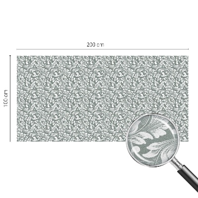 Coloured glass film for windows Leafy elegance