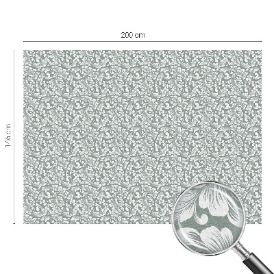 Coloured glass film for windows Leafy elegance