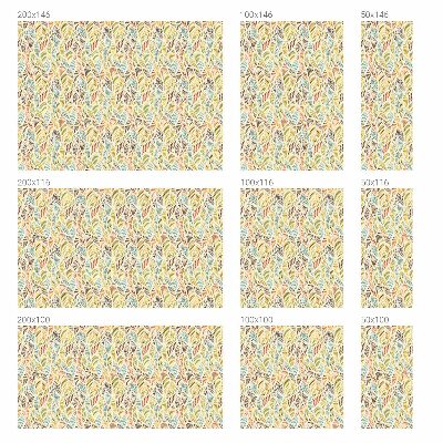 Frosted window film with stained glass pattern Rainbow feathers