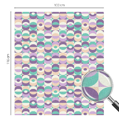 Privacy window film stained glass effect Colorful patterns