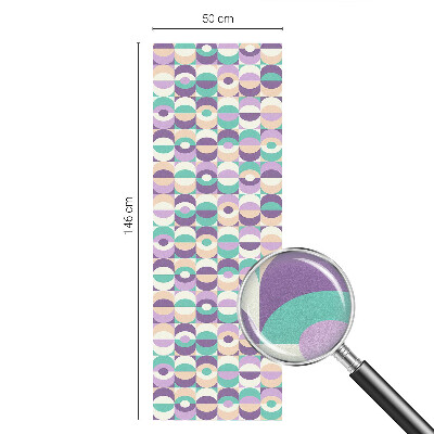 Privacy window film stained glass effect Colorful patterns