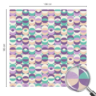 Privacy window film stained glass effect Colorful patterns