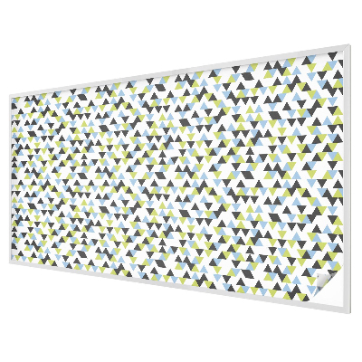 Decorative window film stained glass design Geometric triangles