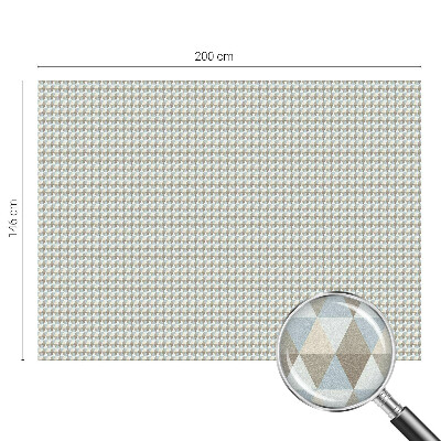 Coloured glass film for windows Geometric triangles