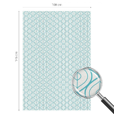 Patterned window film stained glass Oval symmetry