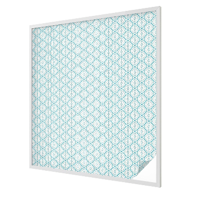 Patterned window film stained glass Oval symmetry