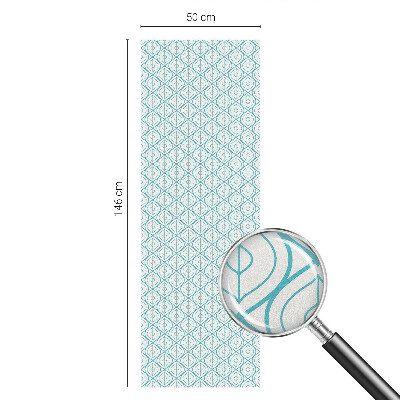 Patterned window film stained glass Oval symmetry