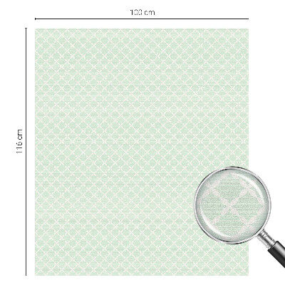 Frosted window film with stained glass pattern Pastel symmetry